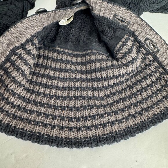 Ugg Black Sweater Boots Calf Women's 9 GUC Casual Warm Winter Comfortable - Picture 12 of 15